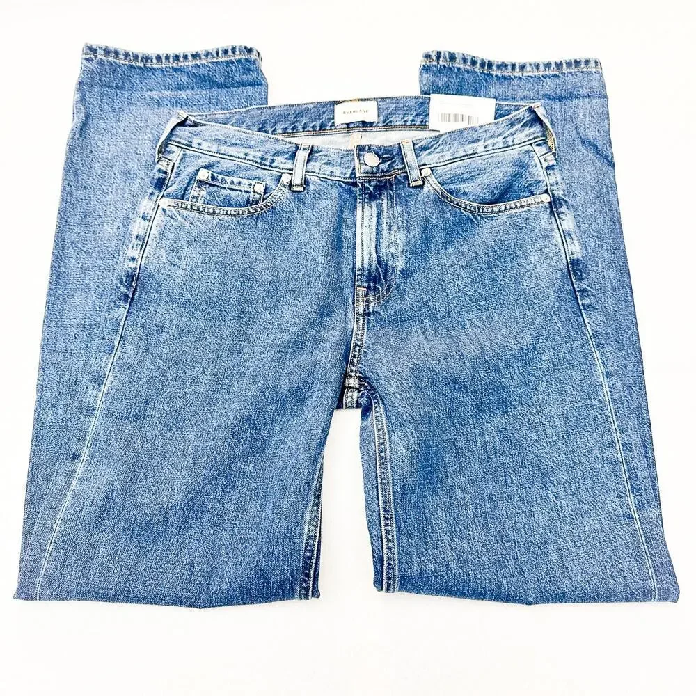 Everlane The 90's Loose Straight Jean Mid Rise Wide Leg Denim Jeans Size 29 x 32